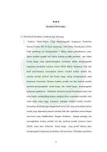 BAB II KAJIAN PUSTAKA 2.1 Hasil-hasil Penelitian