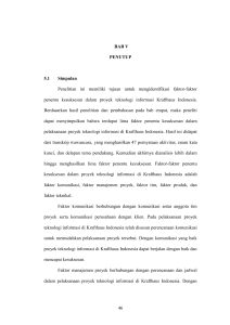 46 BAB V PENUTUP 5.1 Simpulan Penelitian ini