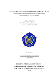 program studi ilmu komunikasi fakultas komunikasi dan informatika