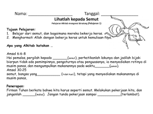 Pelajaran dari binatang di Alkitab