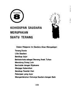 Hidup Adalah Terang