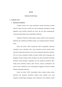 BAB II TINJAUAN PUSTAKA A. Landasan Teori 1. Keputusan