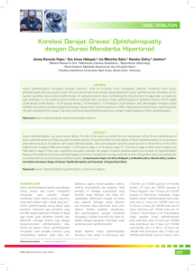 Correlation between Stage of Graves` Ophthalmopathy and Duration