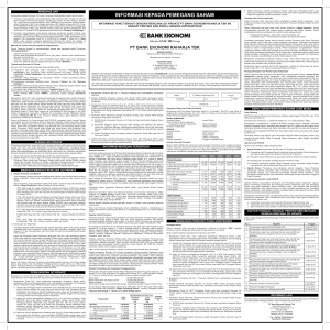 INFORMASI KEPADA PEMEGANG SAHAM