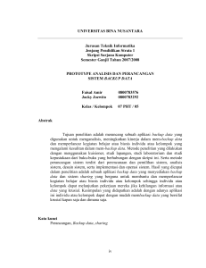 iv UNIVERSITAS BINA NUSANTARA Jurusan Teknik Informatika