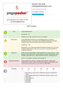 Analisi sito web loketppobbukopin.com