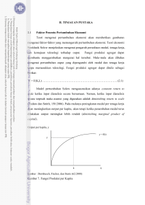 11 II. TINJAUAN PUSTAKA 2.1 Faktor Penentu