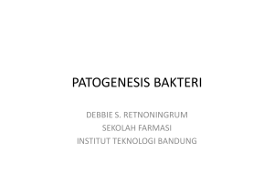 PATOGENESIS BAKTERI