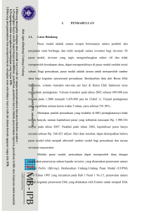 analisis kebijakan right issue dilihat dari sisi kandungan informasi