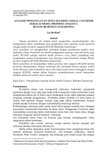 jurnal - eJournal Ilmu Komunikasi