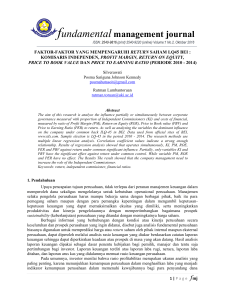 fundamental management journal