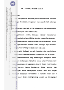 Dampak Liberalisasi Perdagangan Terhadap