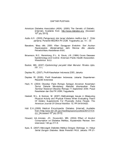 DAFTAR PUSTAKA American Diabetes Association (ADA). (2005