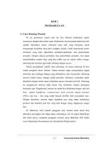 bab 1 pendahuluan - Repository Maranatha