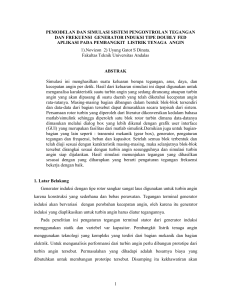 1 pemodelan dan simulasi sistem pengontrolan