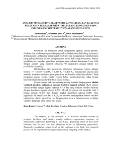 analisis pengaruh variasi produk, fasilitas, dan kualitas pelayanan