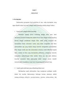 BAB V PENUTUP A. Kesimpulan Berdasarkan pemaparan hasil