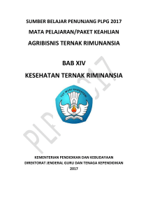 bab xiv kesehatan ternak riminansia