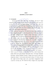 Efektivitas Model Cooperative Learning Tipe Tps (Think-Pair