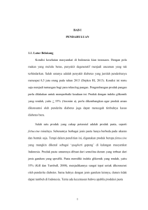 1 BAB I PENDAHULUAN 1.1. Latar Belakang Kondisi