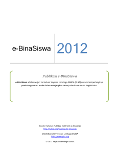 e-BinaSiswa 2012 - SABDA