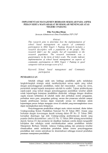 IMPLEMENTASI MANAJEMEN BERBASIS - e