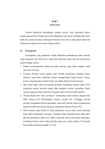 BAB V PENUTUP Setelah dilakukan pembahasan tentang metode