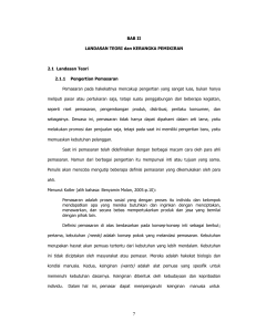 BAB II LANDASAN TEORI dan KERANGKA PEMIKIRAN 2.1