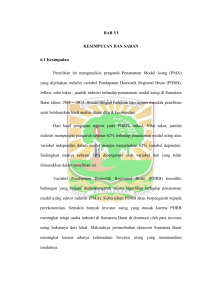 BAB VI KESIMPULAN DAN SARAN 6.1 Kesimpulan Penelitian ini