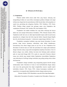 Kelimpahan Dan Sebaran Fitoplankton Di Perairan