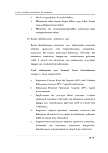 II- 18 h. Melakukan pengkajian dan analisis hukum i. Menyiapkan