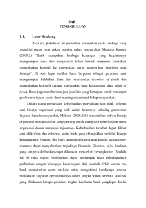 1 BAB 1 PENDAHULUAN 1.1. Latar Belakang Pada era globalisasi