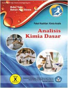 Analisis Kimia Dasar 2