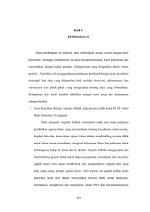 BAB V PEMBAHASAN Pada pembahasan ini peneliti akan