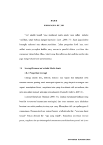 BAB II KERANGKA TEORI Teori adalah kaidah yang mendasari