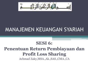 manajemen keuangan syariah - Akuntansi dan Keuangan Syariah