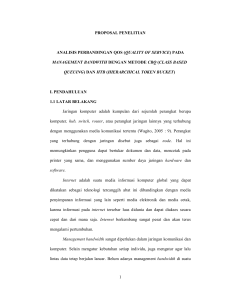 1 proposal penelitian analisis perbandingan qos