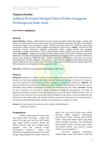 Asfiksia Perinatal Sebagai Faktor Resiko