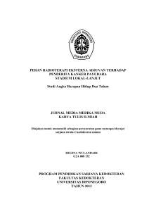 PERAN RADIOTERAPI EKSTERNA ADJUVAN TERHADAP