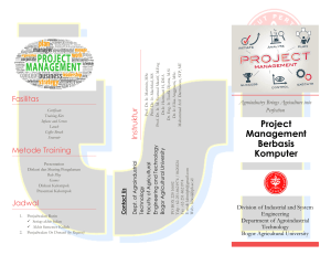 Project Management Berbasis Komputer