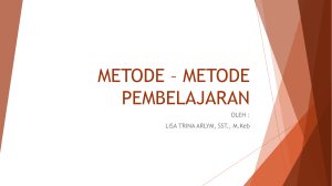 metode pembelajaran