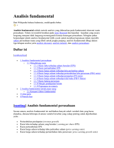 Analisis fundamental