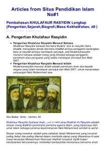 Articles from Situs Pendidikan Islam No#1