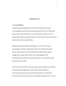 PENDAHULUAN 1.1. Latar Belakang Seiring dengan