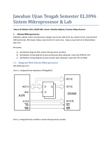 Jawaban Ujian Tengah Semester EL3096 Sistem Mikroprosesor