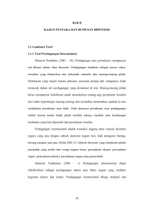 18 BAB II KAJIAN PUSTAKA DAN RUMUSAN HIPOTESIS 2.1