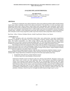 analisis inflasi di indonesia abstrak
