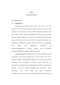 BAB II KAJIAN PUSTAKA 2.1. Landasan Teori 2.1.1. Pengangguran