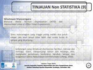 TINJAUAN Non STATISTIKA (9) - Digilib ITS