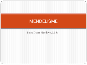 mendelisme - biology911